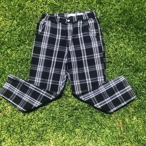 hollister checkered pants